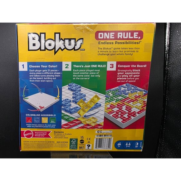 Blokus Strategy Board Game For Ages 7+ - Picture 5 of 9